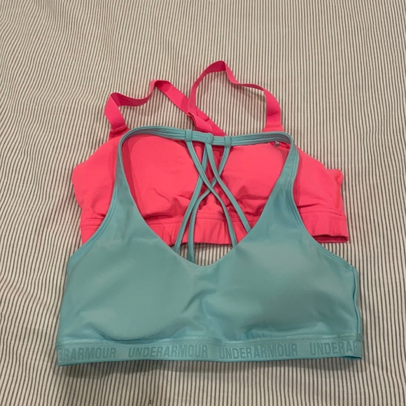 UNDER ARMOUR: Sports Bra x 2 - Picture 1 of 10